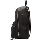 Rick Owens Black Leather Backpack