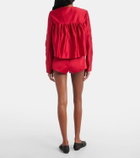 Giambattista Valli Bow-detail satin jacket
