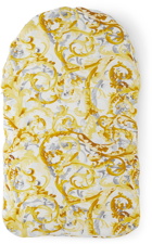 Versace Baby White & Gold Baroccoflage Nest Sleeping Bag