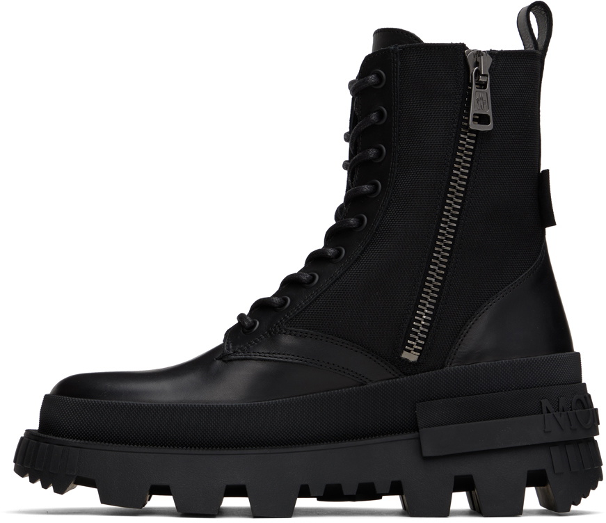 Moncler Black Konture Pocket Boots Moncler