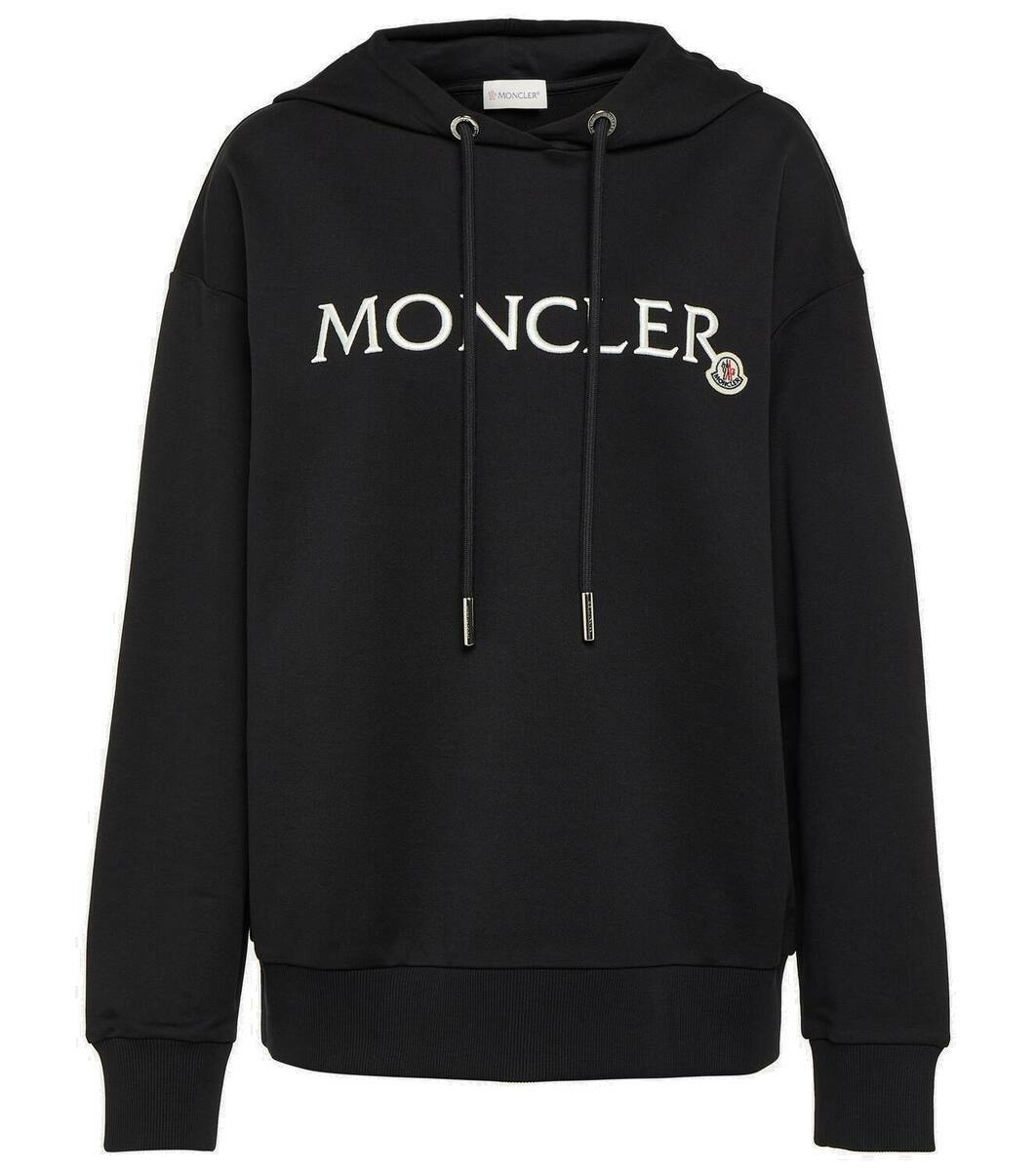 【関税&送料込】Moncler Hoodie MONCLER - Logo Cotton Blend Hoodie Moncler