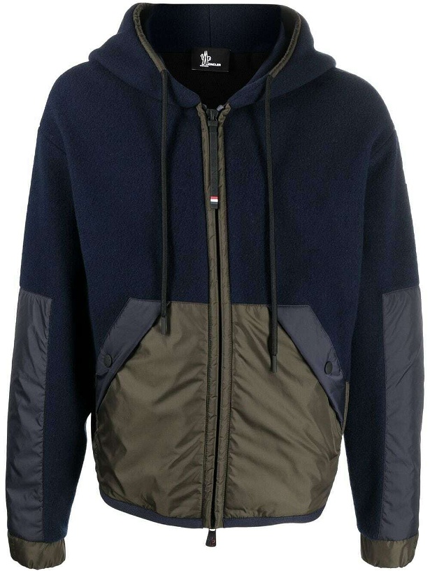 Photo: MONCLER GRENOBLE - Panelled Zip-up Hoodie