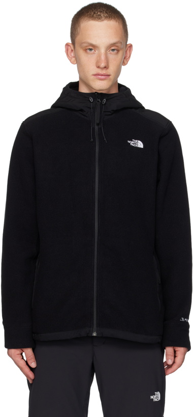 Photo: The North Face Black Full-Zip Hooded Jacket
