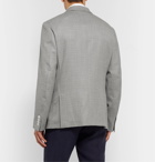 Ermenegildo Zegna - Grey Unstructured Mélange Wool-Blend Blazer - Gray