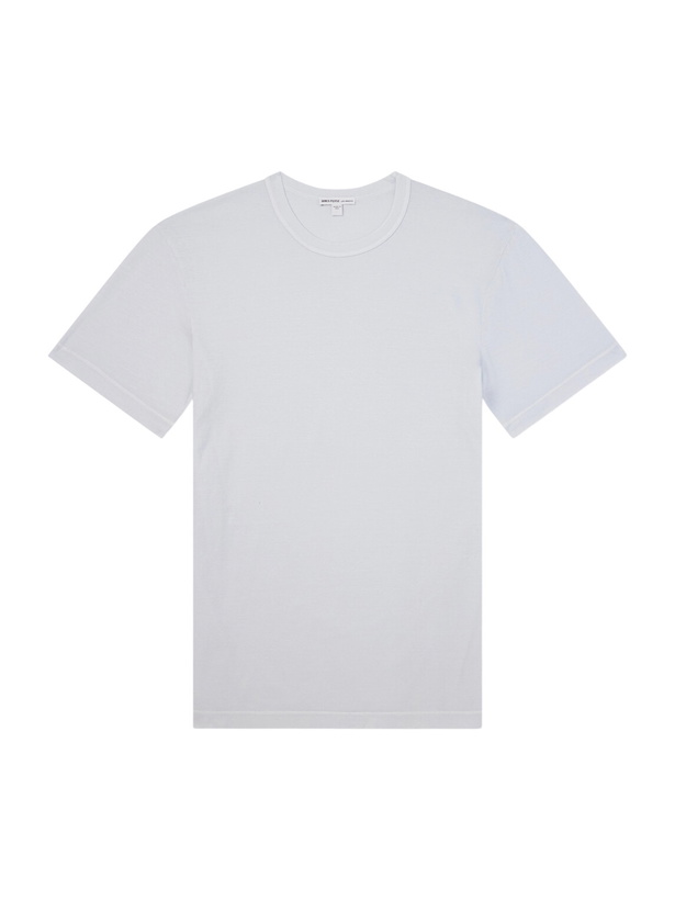 Photo: James Perse - Combed Cotton-Jersey T-Shirt - Blue