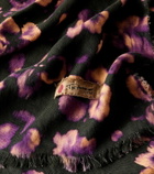 The House of Lyria Firmamento floral linen throw
