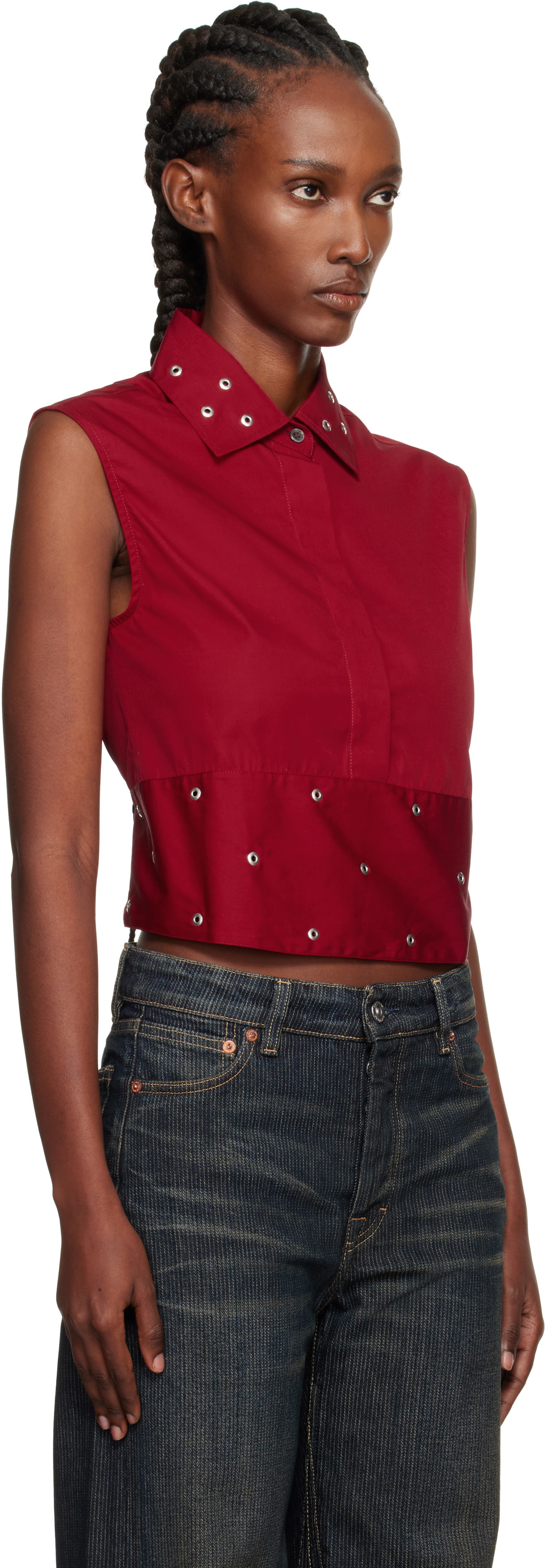 OUR LEGACY Red Girdle Top