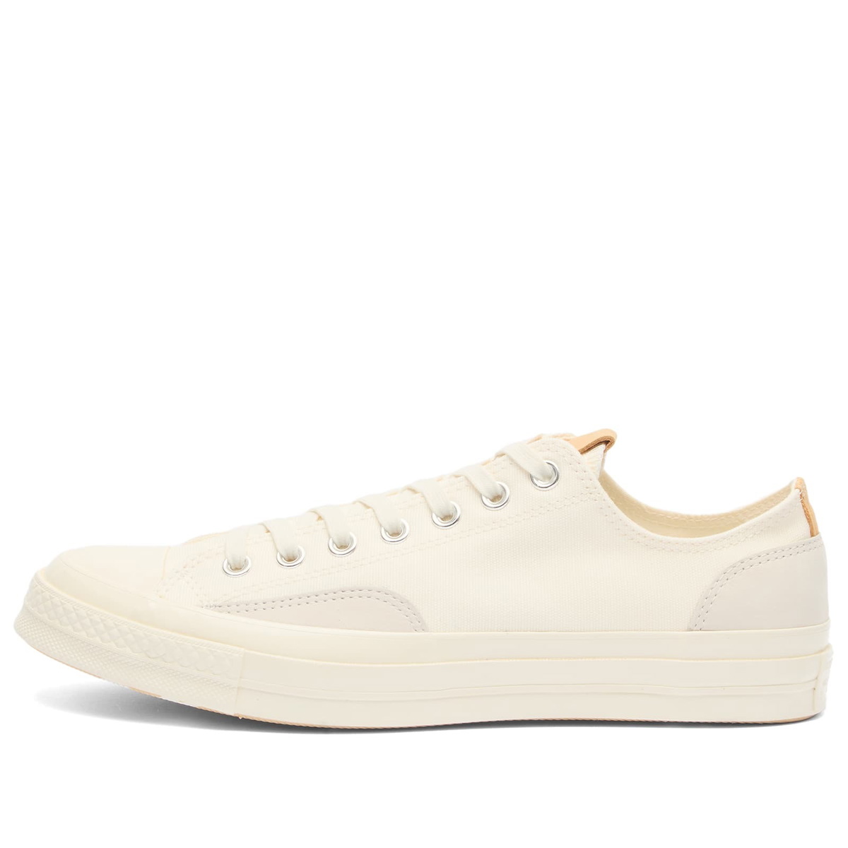 Converse Men's Chuck Taylor 1970s Canvas-Suede Ox Sneaker in Egret/Hay Day