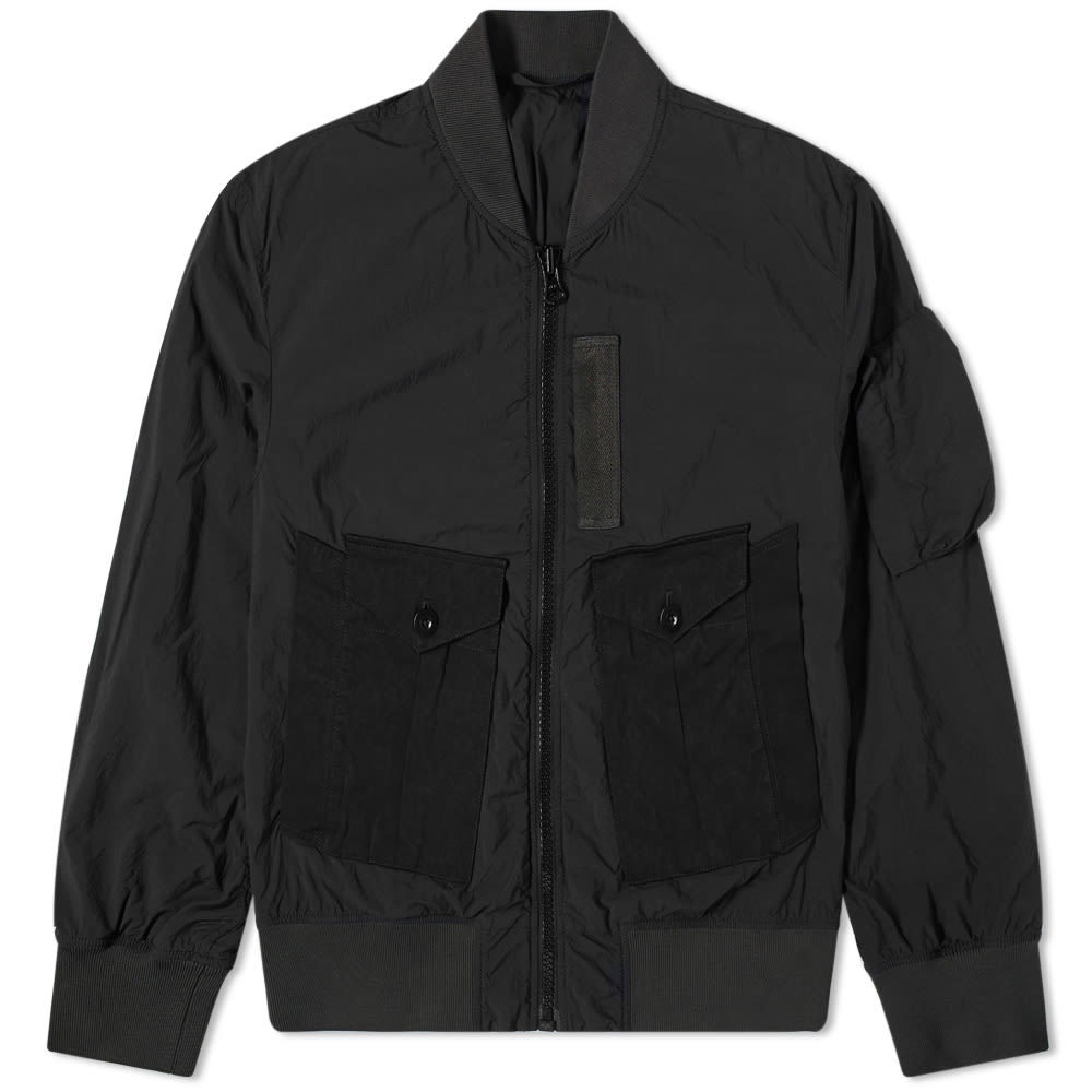 Ten-C Garment Dyed Nylon Bomber Ten C
