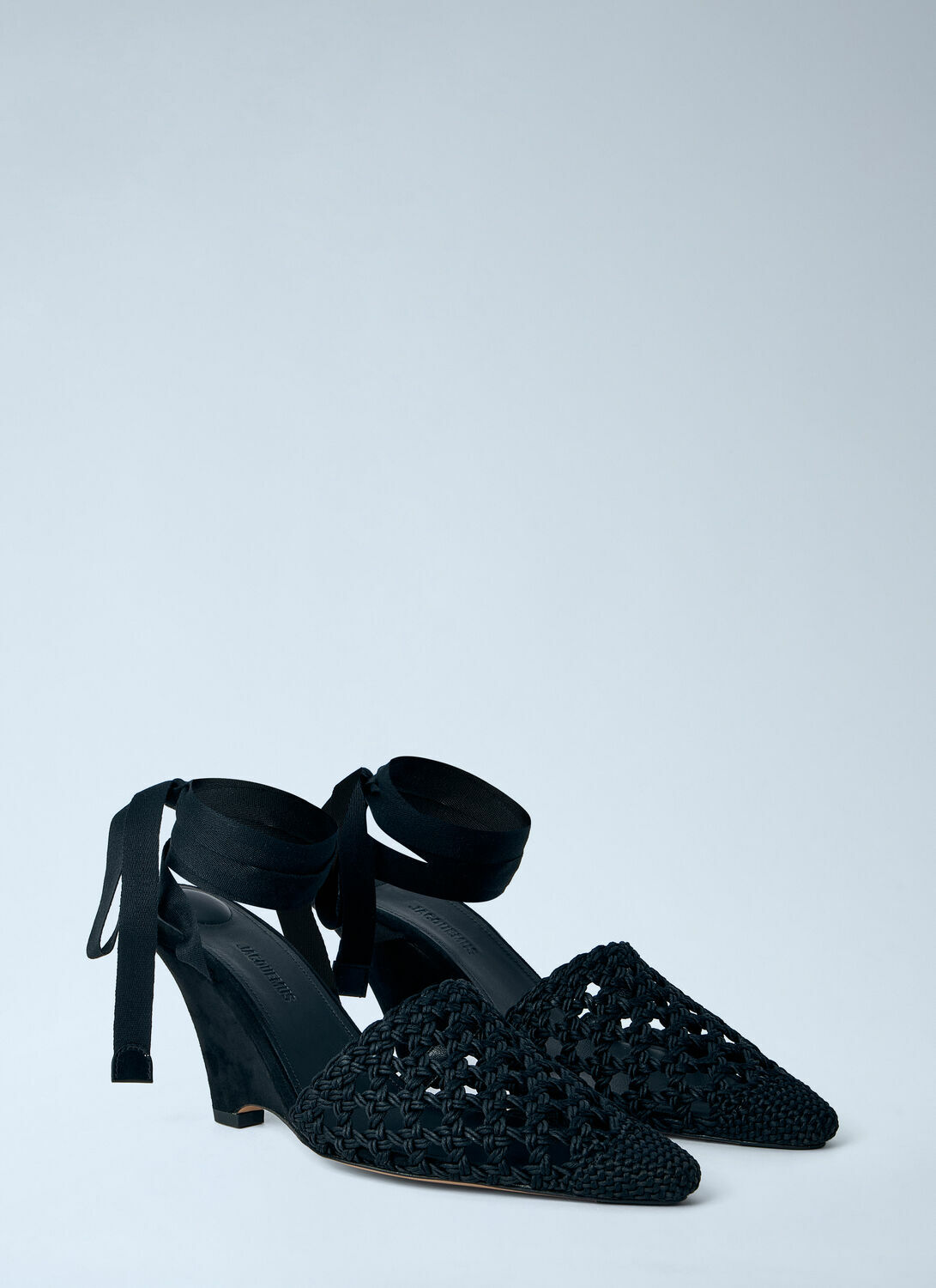Jacquemus Woven Wedge Sandals