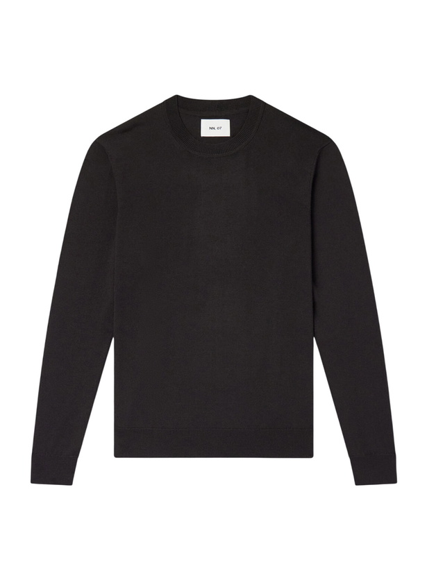 Photo: NN07 - Ted 6605 Wool Sweater - Brown