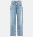 Agolde - Criss Cross high-rise straight jeans