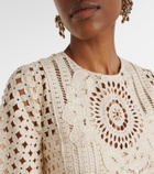 Zimmermann Indra broderie anglaise cotton minidress