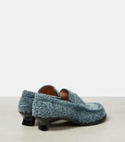 Loewe Campo suede loafer pumps