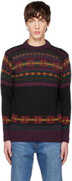 Howlin' Black Knitting In The Universe Sweater