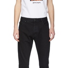 Palm Angels Black Logo Jeans