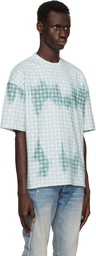 AMIRI Blue MA Quad Bleached Oversized T-shirt