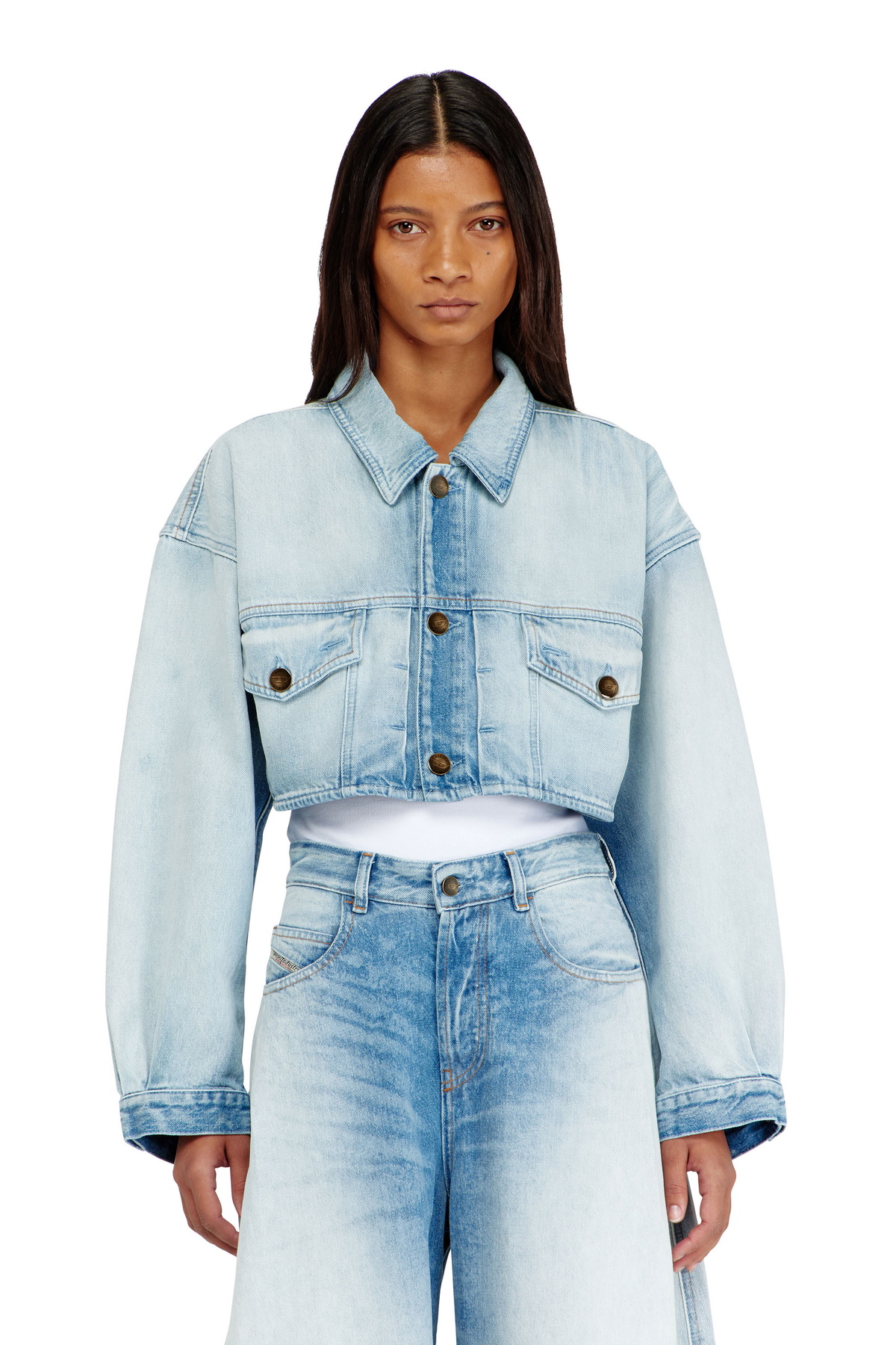 Diesel Blue D-Marge-S1 Denim Jacket Diesel
