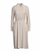 Peserico Womens Midi dress in Off white