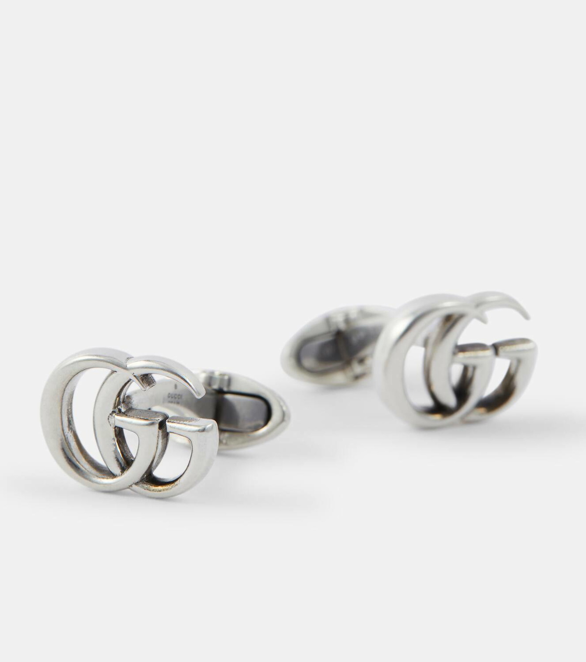 Gucci GG sterling silver cufflinks