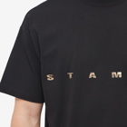 Stampd Men's Camo Strike Logo Relaxed T-Shirt in Black