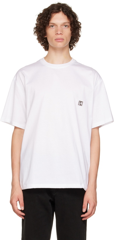 Photo: Wooyoungmi White Drawstring T-Shirt