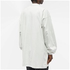 Balenciaga Men's Long Sleeve Dot Com T-Shirt in Dirty White/Black