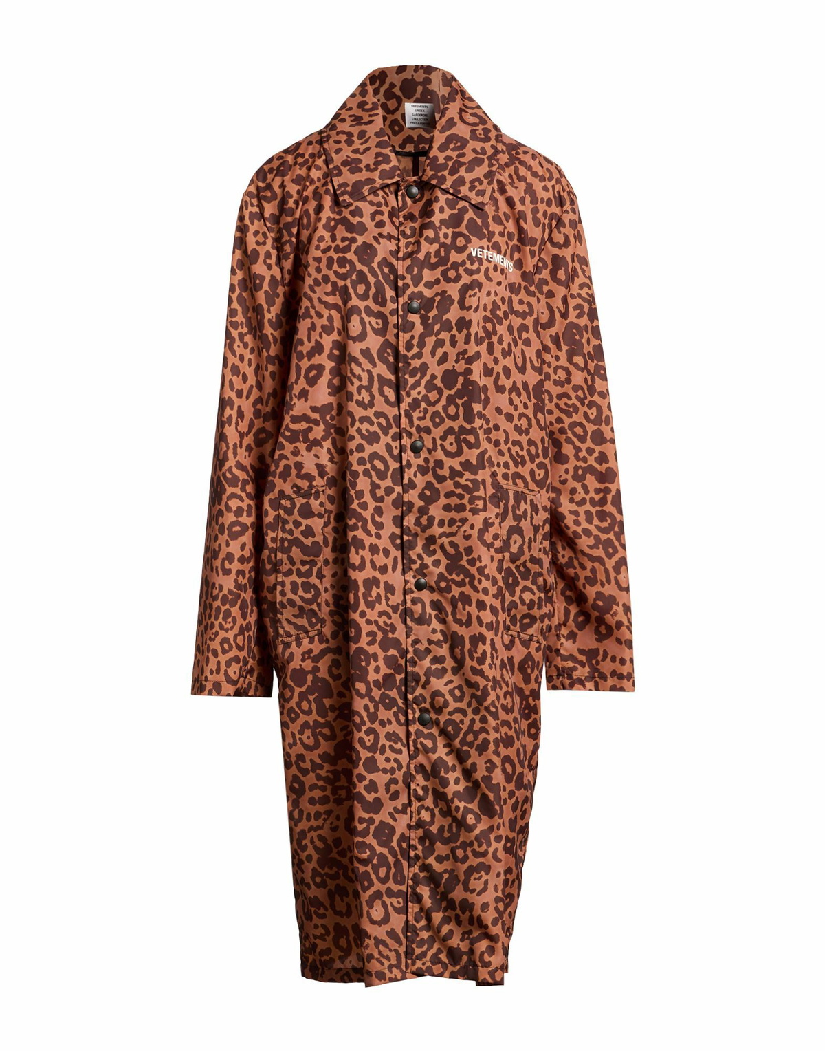 Vetements Womens Overcoat & Trench Coat Rust