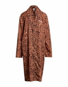 Vetements Womens Overcoat & Trench Coat Rust