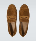 Gianvito Rossi George suede penny loafers