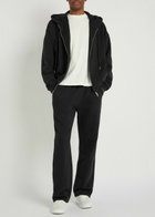 God Made Signature Logo Straight-leg Cotton Sweatpants Black