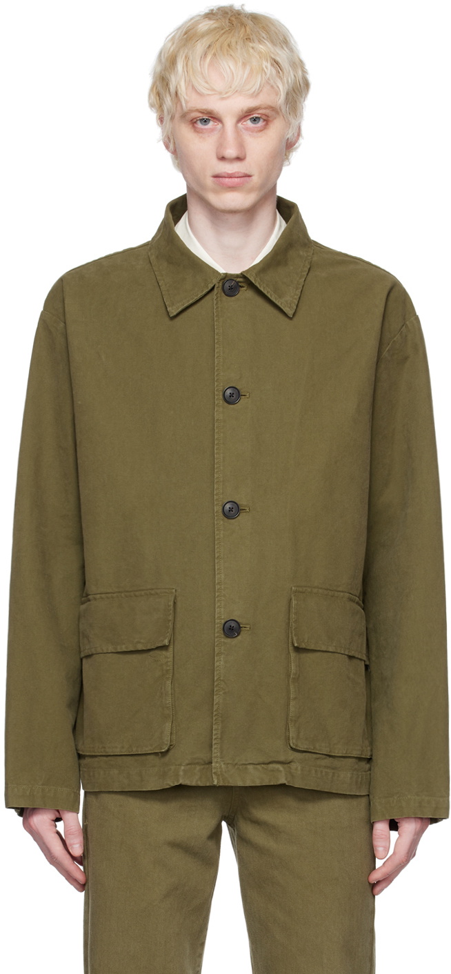 Nili Lotan Khaki Ronnoc Jacket