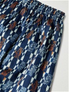 Anonymous ism - Printed Cotton Boxer Shorts - Blue