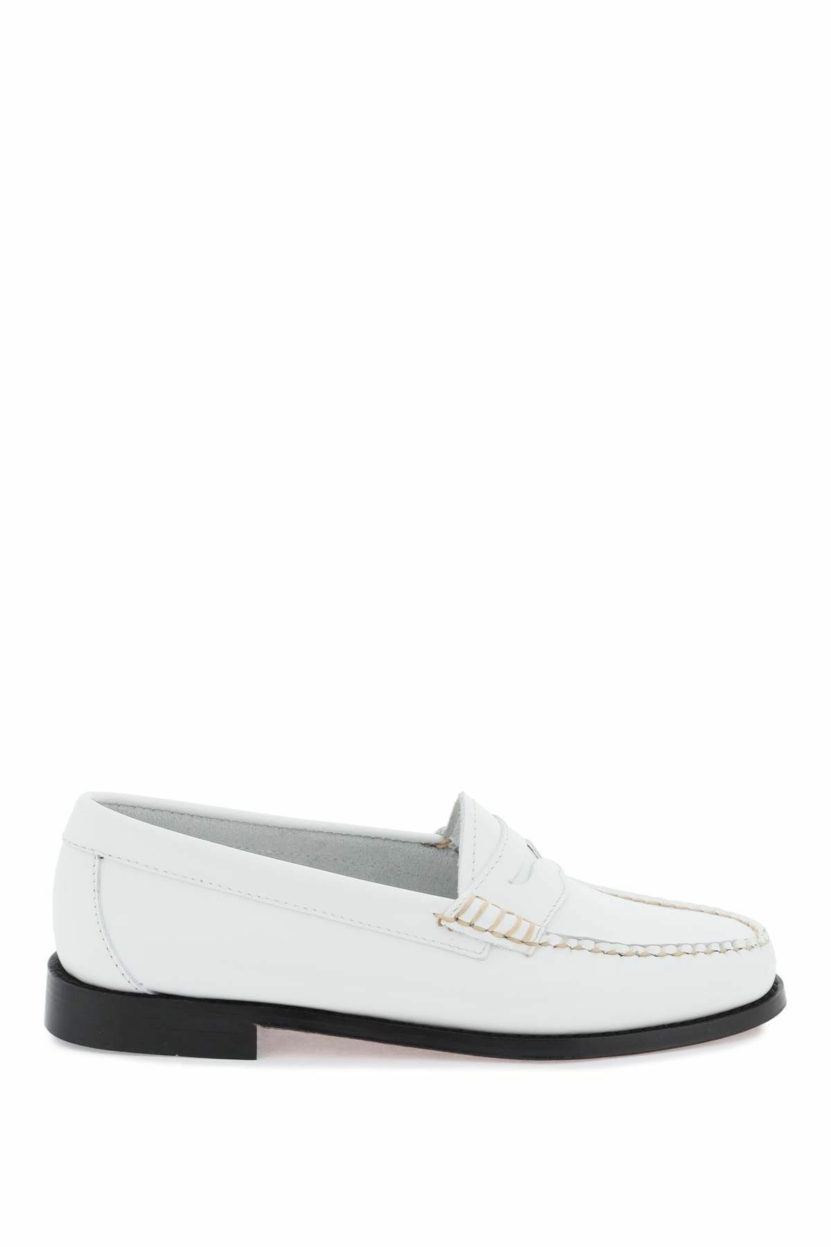 G. H. BASS weejuns penny loafers White