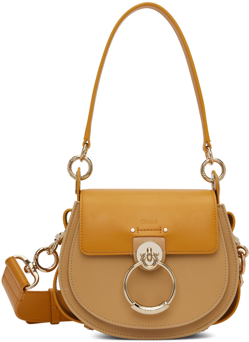 Chloe Tan Yellow Small Tess Bag