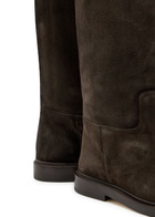 Legres Suede Knee-high Boots Brown