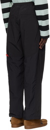 Uniform Bridge Black Paneled Trousers