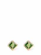 CASABLANCA Crystal Monogram Stud Earrings