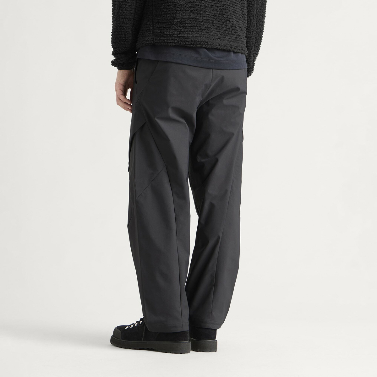 Goldwin Men's Pocket Double Weave Pants in Deep Charcoal