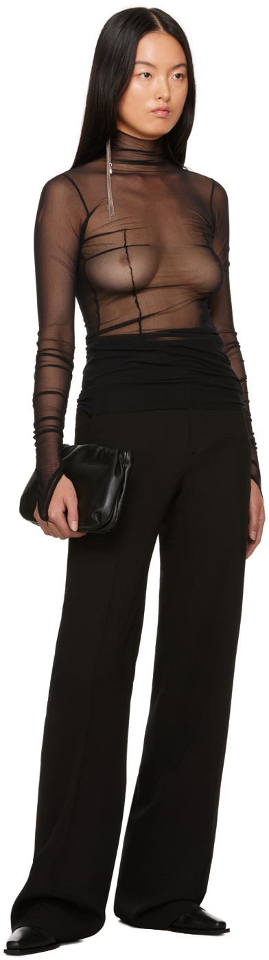 Ann Demeulemeester Black Zenia Turtleneck Ann Demeulemeester