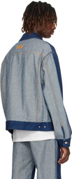 MM6 Maison Margiela Navy Sports Denim Jacket