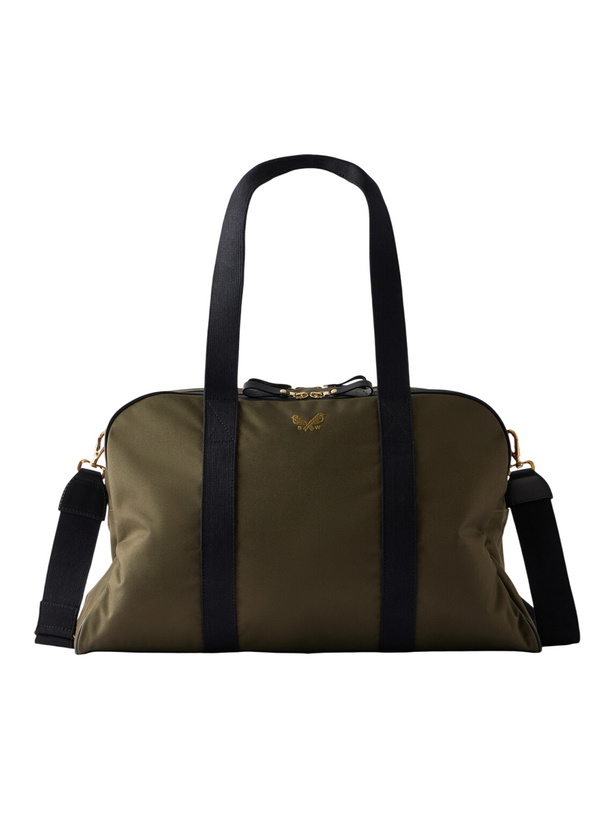 Photo: Bennett Winch - Sport Holdall Leather-Trimmed Cotton-Canvas Weekend Bag - Green