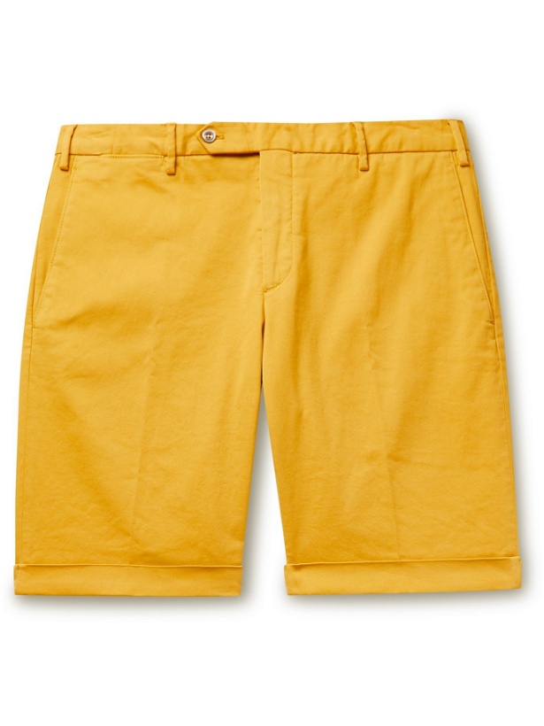 Photo: ZANELLA - Chase Stretch-Cotton Shorts - Yellow - UK/US 32