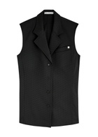 Helmut Lang Modest Jacquard Waistcoat Black