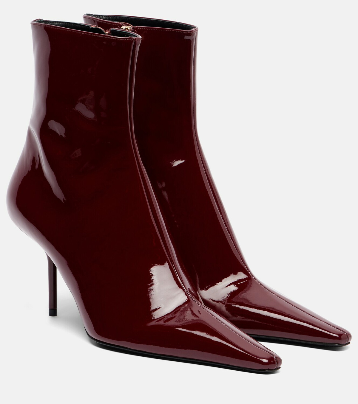 Victoria Beckham 75 patent leather ankle boots