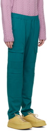 Situationist Blue Paneled Cargo Pants