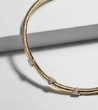 Marina B Trisolina 18kt gold necklace with diamonds