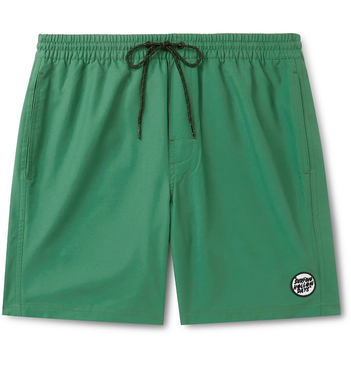 Photo: Outerknown - Logo-Appliquéd Shell Drawstring Shorts - Green