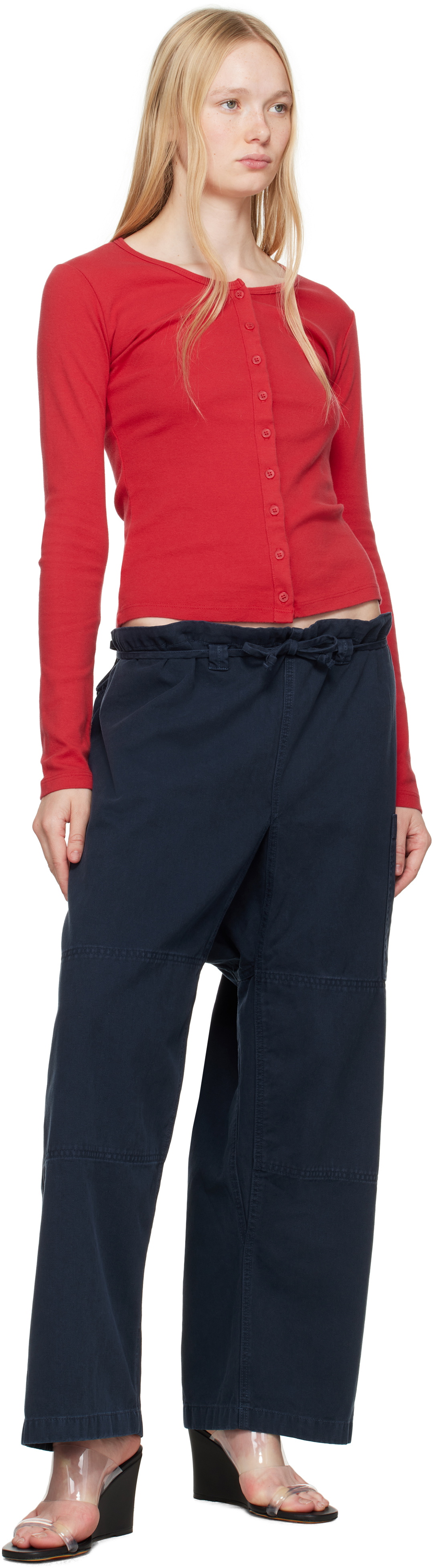Gil Rodriguez Navy 'The Lou' Lounge Pants