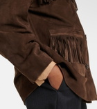 Nili Lotan Foudre fringed suede jacket